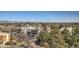 Aerial view of the building and mountain views at 2880 S Locust St # 704N, Denver, CO 80222