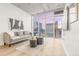 Bright living room with city views at 891 14Th St # 2914, Denver, CO 80202