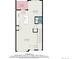 Detailed floor plan showcasing the layout of the kitchen, dining area, living room and balcony at 1631 Aspen Meadows Cir, Denver, CO 80260