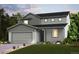 Inviting two-story home boasting a well-manicured lawn and attached two-car garage at 14107 Bunny Hop Ln, Parker, CO 80134