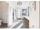 Bright entryway with bench seating and contemporary finishes with lots of light at 2625 W 23Rd Ave, Denver, CO 80211