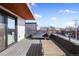 Enjoy the outdoor living on this rooftop deck with panoramic views of the city skyline at 2625 W 23Rd Ave, Denver, CO 80211