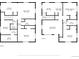 Combined floor plans showing both the first and second floors at 2695 S Logan St, Denver, CO 80210