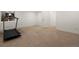 Basement area with carpeting and a treadmill at 3841 Stuart St, Denver, CO 80212