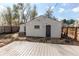 Detached garage with a deck at 1969 Uinta St, Denver, CO 80220