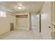 Basement space featuring storage, closet and adjacent room at 2636 N Glencoe St, Denver, CO 80207
