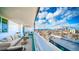 Spacious balcony with stunning city and mountain views at 1029 E 8Th Ave # 907, Denver, CO 80218