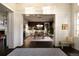 Open entrance area, featuring view into dining area, high-end rug and quality design at 5470 S Highline Cir, Greenwood Village, CO 80121