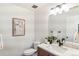 Modern bathroom with new fixtures and marble countertops at 5425 Camargo Rd, Littleton, CO 80123