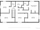 Upper floor plan showcasing bedrooms with multiple bathrooms and a primary bedroom suite at 5425 Camargo Rd, Littleton, CO 80123