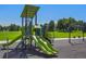 Community playground with slides, climbing structures, and swings, perfect for outdoor fun and recreation at 5425 Camargo Rd, Littleton, CO 80123