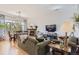 Open concept living room and dining area featuring hard wood floors and lots of natural light at 5401 S Park Terrace Ave # 301C, Greenwood Village, CO 80111