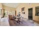 Inviting lounge area with comfortable seating, decorative accents, and a fitness center at 5401 S Park Terrace Ave # 301C, Greenwood Village, CO 80111