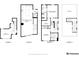 Detailed floor plan illustrating layout with office, kitchen, living space, bedrooms, bathrooms and balcony at 2622 W 24Th Ave # 2, Denver, CO 80211