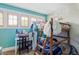 Fun bedroom with bunk bed, study space, and a lot of personality at 1143 S Saint Paul St, Denver, CO 80210