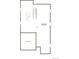 Floor plan depicting the unfinished basement layout, showcasing potential living space and utilities at 39161 Anthony St, Elizabeth, CO 80107
