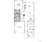 Detailed floor plan showcasing the layout of the first floor including bedrooms, kitchen, and garage at 39161 Anthony St, Elizabeth, CO 80107