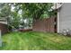 Lush backyard with healthy green grass at 4621 S Fraser Cir # A, Aurora, CO 80015