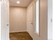 Welcoming entryway features a bright front door and durable wood-look flooring at 4621 S Fraser Cir # A, Aurora, CO 80015