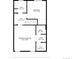 Floor plan displaying the layout of the upper level at 4621 S Fraser Cir # A, Aurora, CO 80015