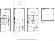 Detailed floor plan of a multi-level home, showcasing room dimensions and layout at 2319 Decatur St, Denver, CO 80211