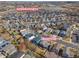 Aerial view showing houses near Cherry Creek Trail & Open Space. Address overlayed at 17623 Cornish Pl, Parker, CO 80134