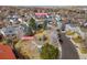 Aerial view of the neighborhood with Friendship Park and 17623 Cornish Pl highlighted at 17623 Cornish Pl, Parker, CO 80134