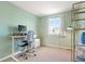 Bright bedroom with desk, chair and natural light streaming through the window at 17623 Cornish Pl, Parker, CO 80134