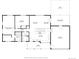 Home floor plan showing the primary bedroom, kitchen, dining room, living room, and garage at 1920 S Niagara St, Denver, CO 80224