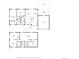 Floor plans for the first and second floor displaying the rooms and their relative dimensions at 1920 S Niagara St, Denver, CO 80224