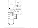 Floor plan view showing the bedrooms, bathrooms, hall, and walk-in closets at 3179 S Indiana St, Lakewood, CO 80228