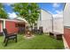 Backyard features turf, a fire pit, and seating at 805 5Th St, Fort Lupton, CO 80621