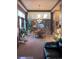 Dining room with a chandelier and views into the kitchen area at 17046 Wellington Dr, Parker, CO 80134