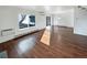Spacious dining area with hardwood floors and access to a patio at 2500 S Victor St # A, Aurora, CO 80014