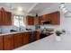 Well-lit kitchen with stainless steel appliances and ample counter space at 20600 Rangeview Dr, Morrison, CO 80465