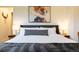Comfortable primary bedroom with a king bed and a sophisticated modern aesthetic at 20600 Rangeview Dr, Morrison, CO 80465