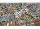 This overhead view showcases the home and neighborhood and landscape at 1824 S Logan St, Denver, CO 80210