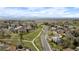 Scenic aerial view of the neighborhood highlighting its walking paths and attractive landscaping at 13804 Quail Ridge Dr, Broomfield, CO 80020