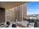 Balcony view showcasing the city skyline with comfortable outdoor seating at 1020 15Th St # 9N, Denver, CO 80202