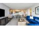 Spacious living room and dining area with modern decor and a bright, open feel at 1020 15Th St # 9N, Denver, CO 80202