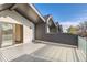 Spacious outdoor balcony with a sliding glass door and modern design at 1660 Utica St, Denver, CO 80204