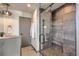 Contemporary bathroom with stylish shower and elegant fixtures provides a spa-like feel at 1660 Utica St, Denver, CO 80204