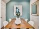 Charming dining area with wooden table, modern chairs, and stylish decor at 6570 Parterre N Pkwy # 2, Thornton, CO 80602