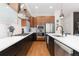 Well-appointed kitchen with stainless steel appliances and a modern, sleek design at 9158 Martin Luther King Blvd, Denver, CO 80238