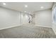 Large basement with plush carpet and recessed lighting at 5419 Uinta St, Denver, CO 80238