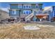 Backyard with a walkout deck, and a built-in barbecue at 23593 E Eads Dr, Aurora, CO 80016