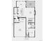 First floor floor plan showing the entry, two car garage, kitchen and great room with covered patio at 16651 W 93Rd Ave, Arvada, CO 80007