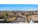 Neighborhood aerial view featuring homes and distant mountain views at 888 S Valentia St # 102, Denver, CO 80247