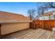 Wooden deck is perfect for enjoying the outdoors at 12133 Bannock Cir # D, Westminster, CO 80234