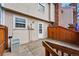 Wooden deck with stairs and access to the back door at 12133 Bannock Cir # D, Westminster, CO 80234